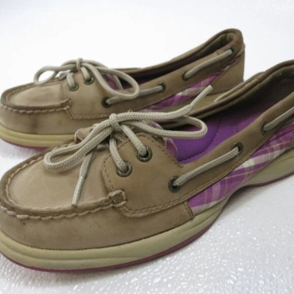 Sperry Top-Sider Nubuck Leather Cloth Deck Boat Shoes Footwear Zapatos Kutsu 7